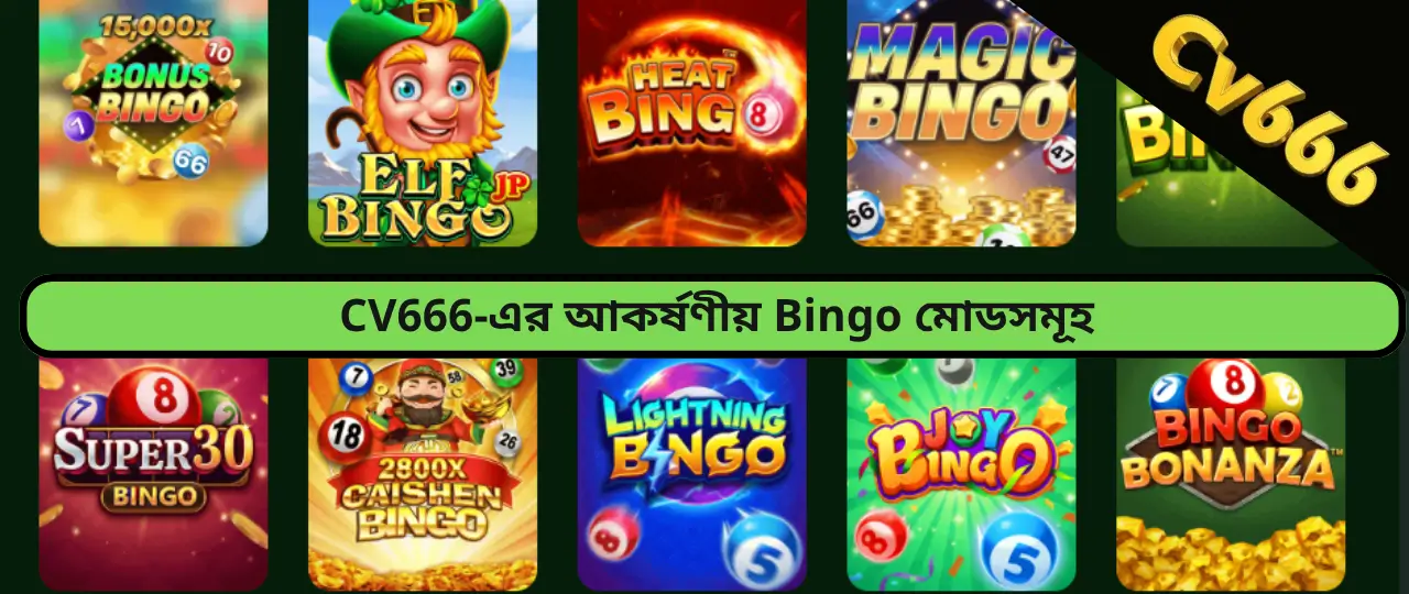 CV666-এর আকর্ষণীয় Bingo মোডসমূহ